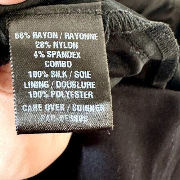 Cynthia Steffe Strapless Black Ruffle Mini Dress - Size 0 - Picture 3 of 5